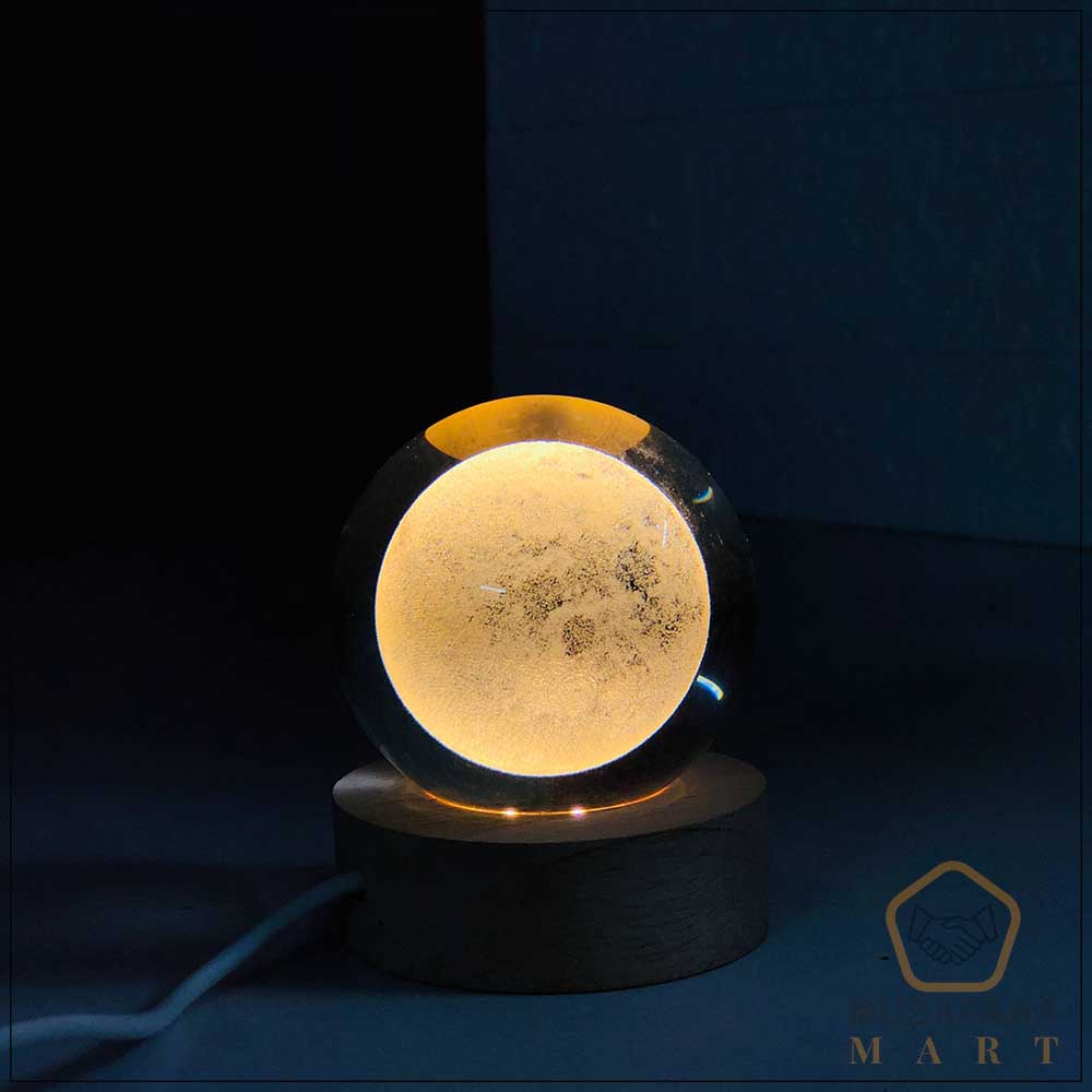 Crystal Galaxy Moon Ball C0201