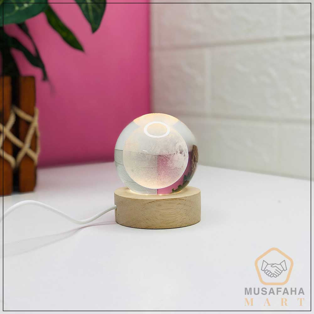 Crystal Galaxy Moon Ball C0201
