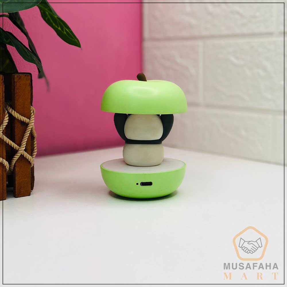 Premium Panda Apple LED Night Light L0296