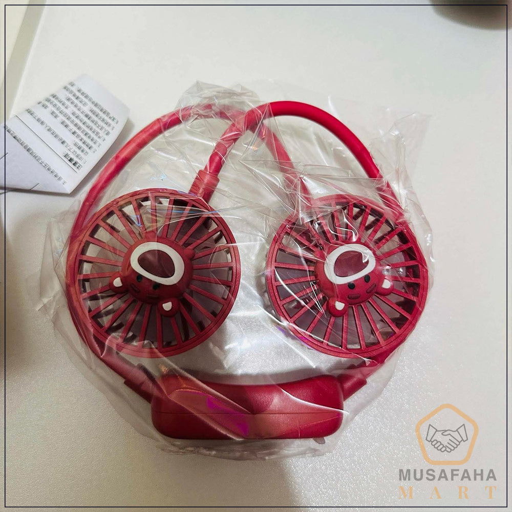 Folding Mini Neck Fan Rechargeable Fan Portable Fan Hand Free S13-F1193
