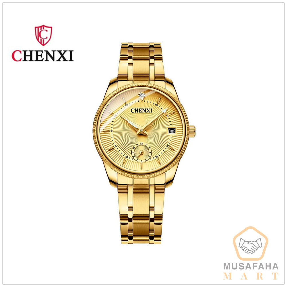 Golden Color Watch (Men and Women)