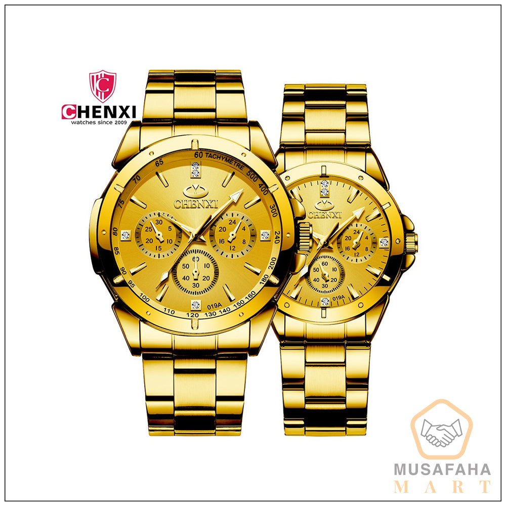 Gorgeous Golden Color Watch (Men and Women)