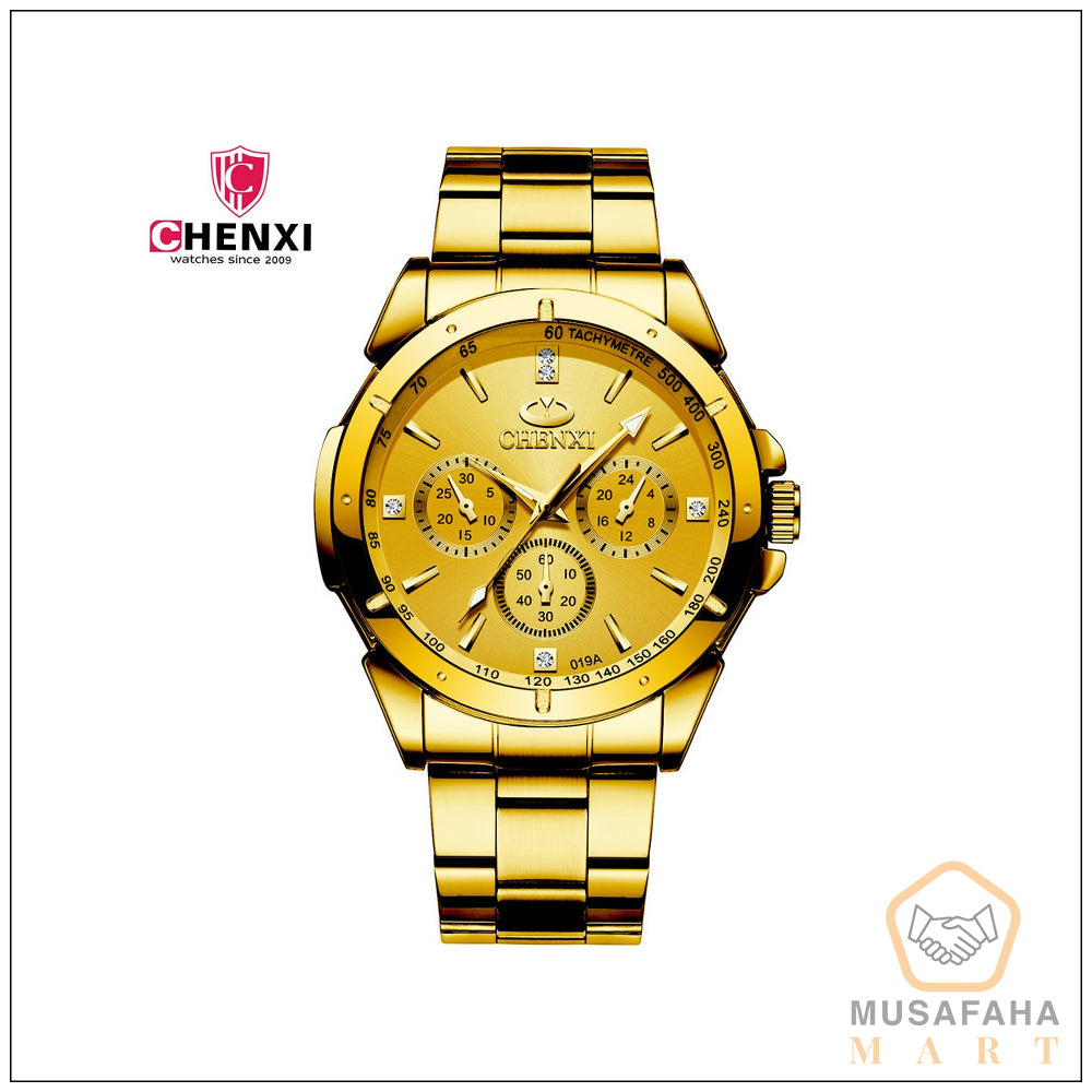Gorgeous Golden Color Watch (Men and Women)