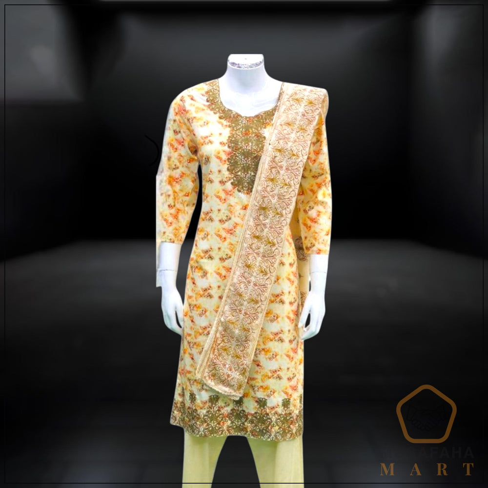 Light brownish-orange Three Piece/Two Piece