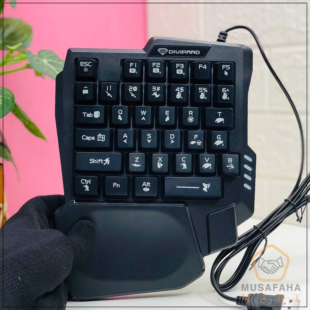 5 in 1 Gaming Keyboard and Mouse Combo-MK500