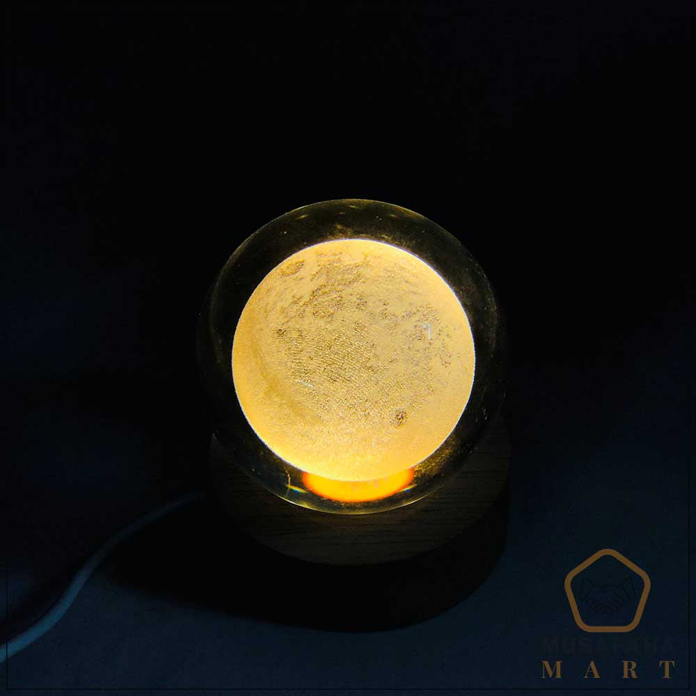 Crystal Galaxy Moon Ball C0201