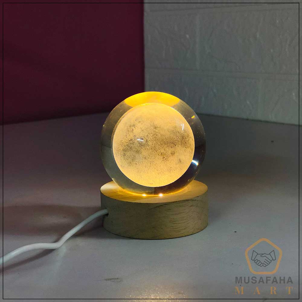 Crystal Galaxy Moon Ball C0201