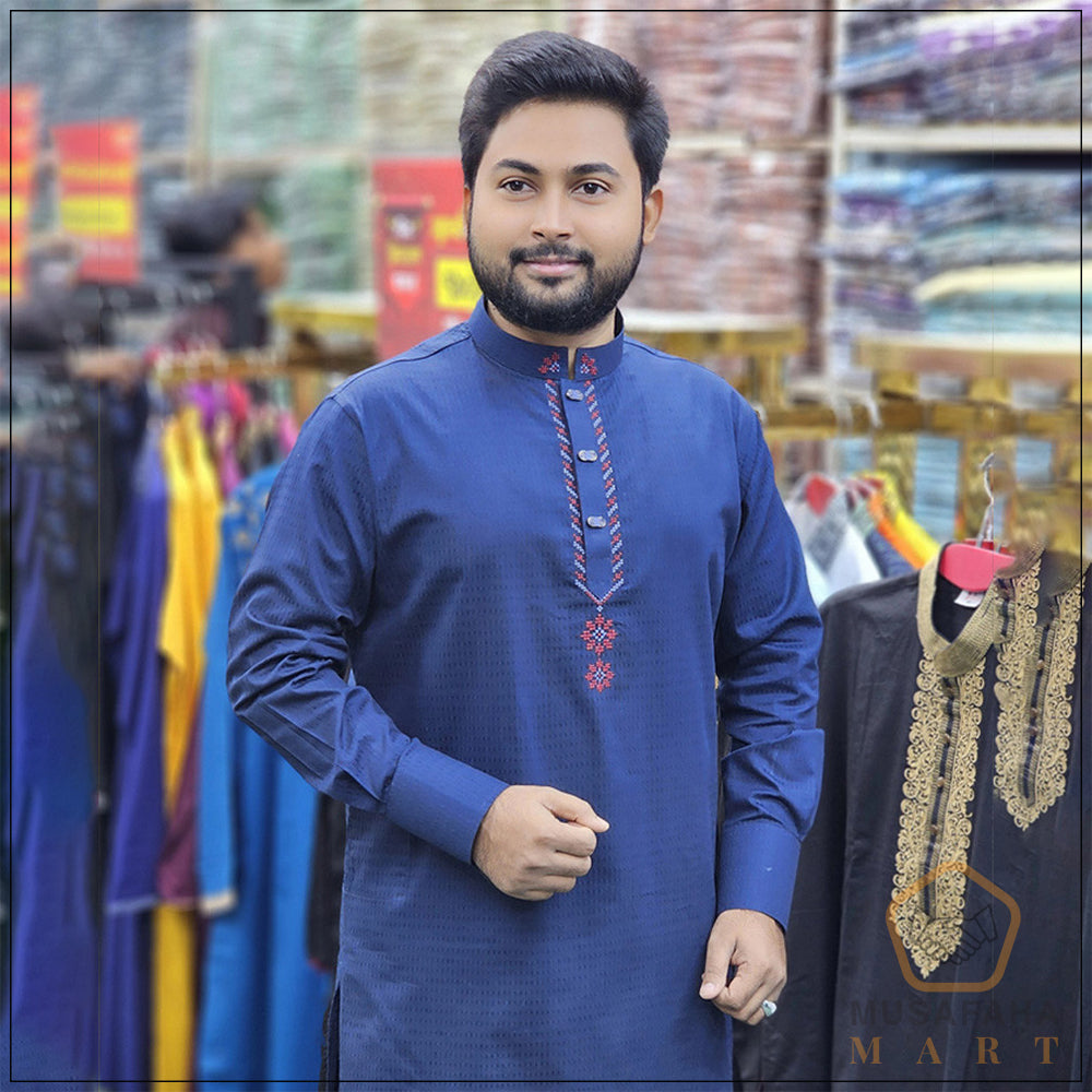 Exclusive Nave Blue Color Panjabi