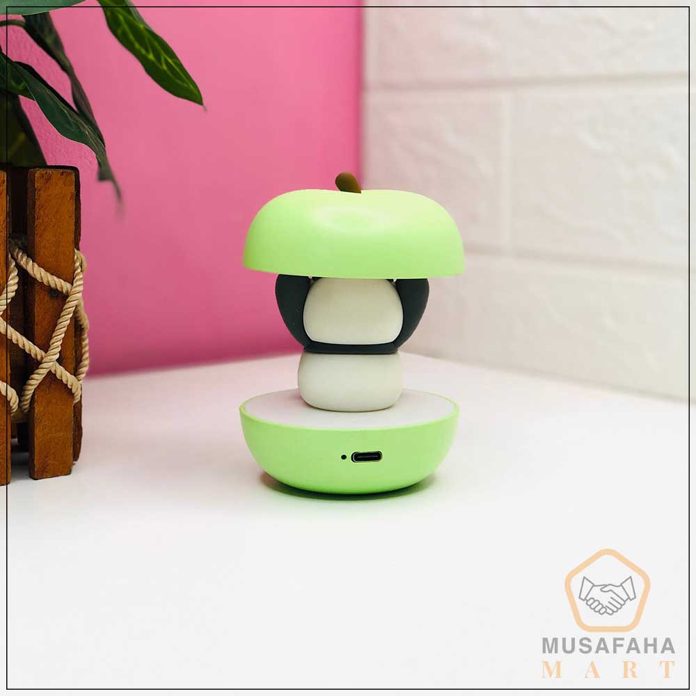 Premium Panda Apple LED Night Light L0296