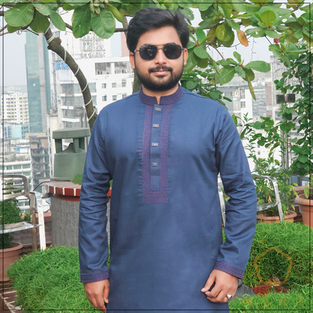 Navy Blue Color Panjabi Very Cool