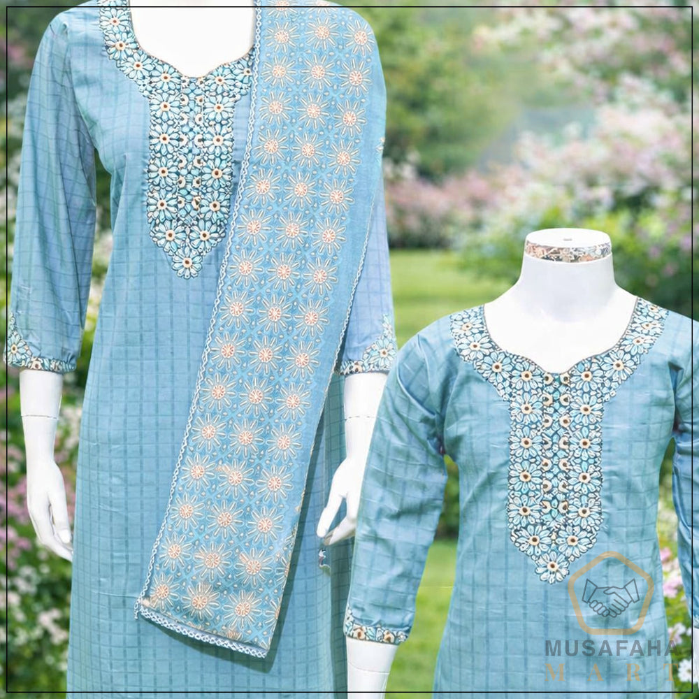 Light sky blue Three Piece/Two Piece