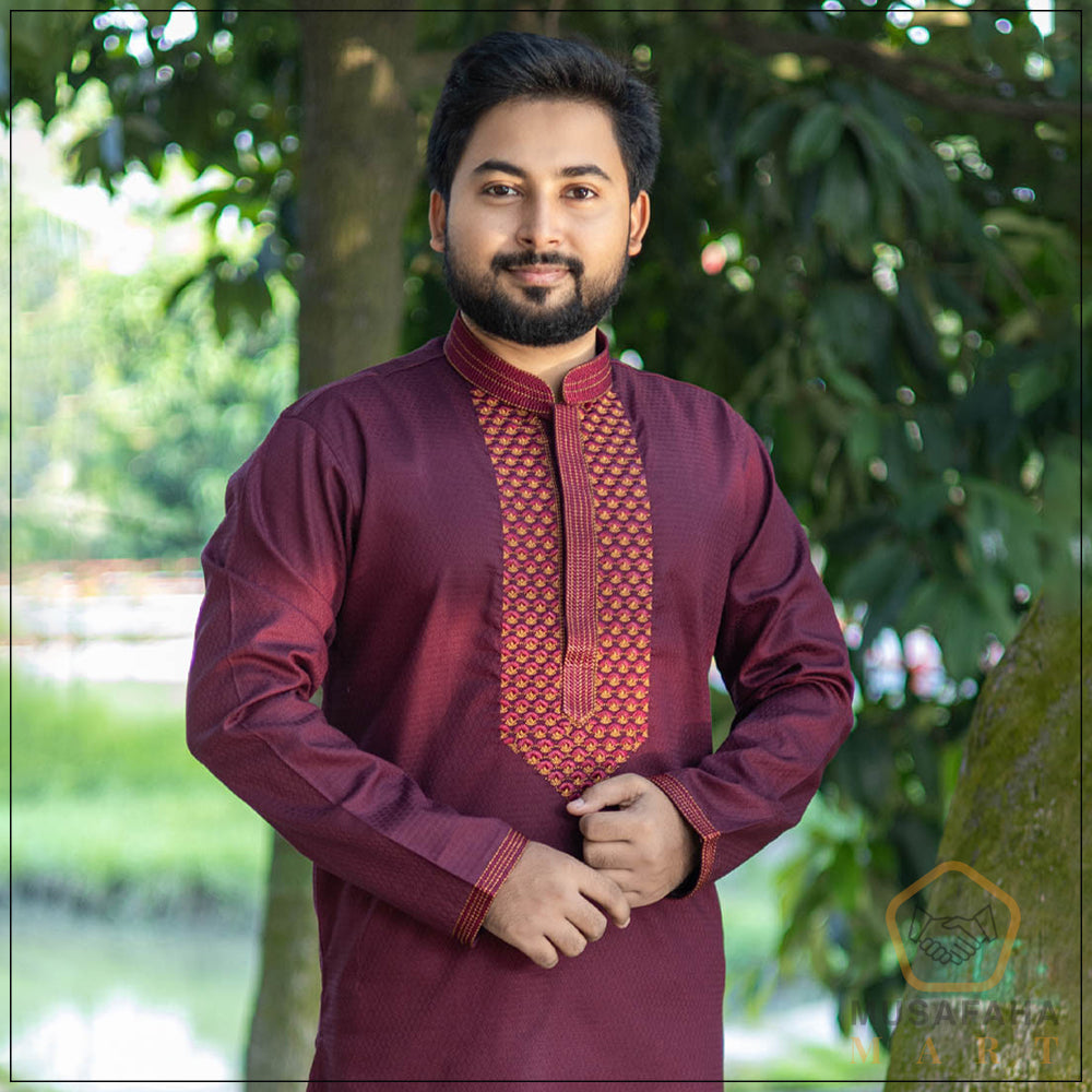 Rich Purple Color Panjabi