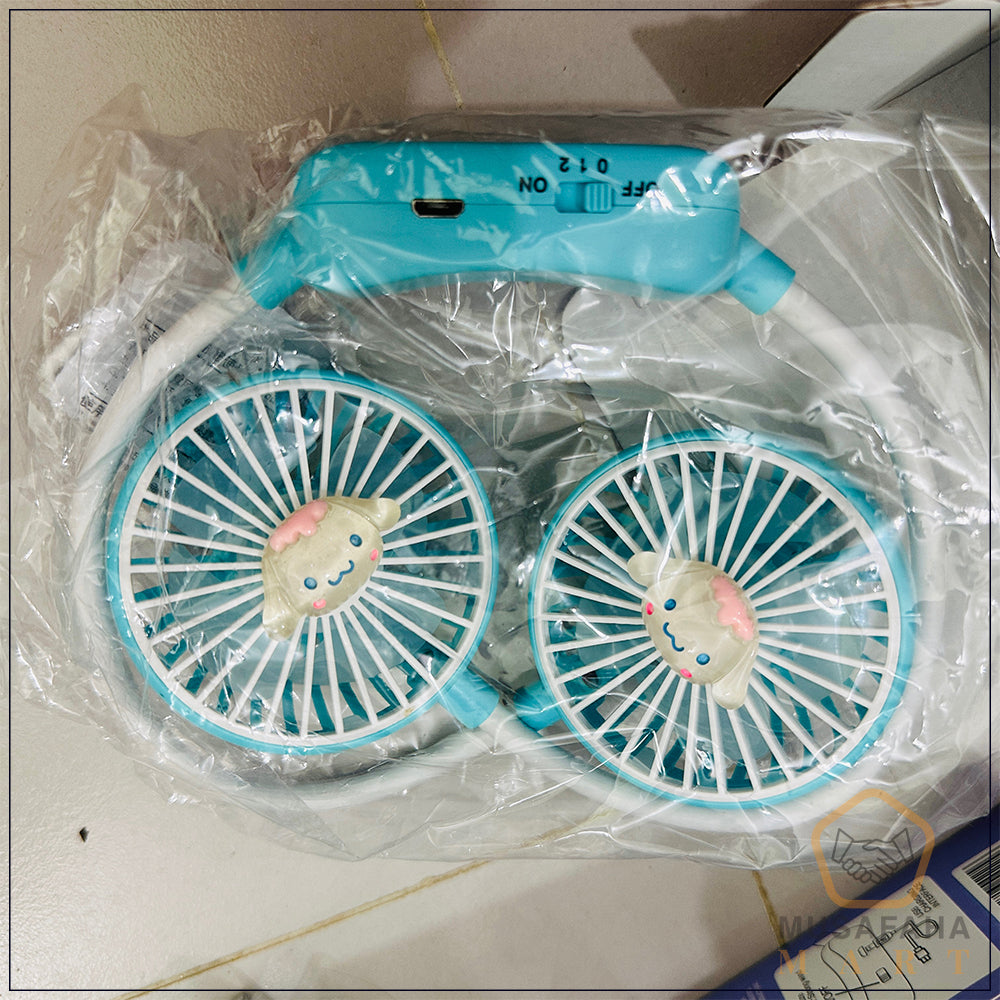 Folding Mini Neck Fan Rechargeable Fan Portable Fan Hand Free S13-F1193