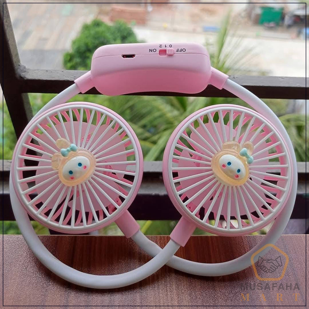 Folding Mini Neck Fan Rechargeable Fan Portable Fan Hand Free S13-F1193