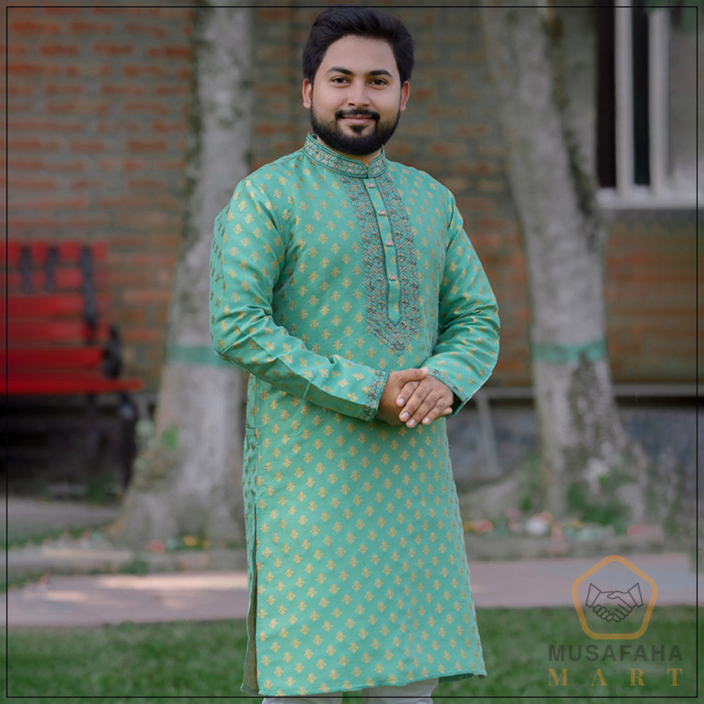 Dark Seafoam / Green Teal Katan Panjabi