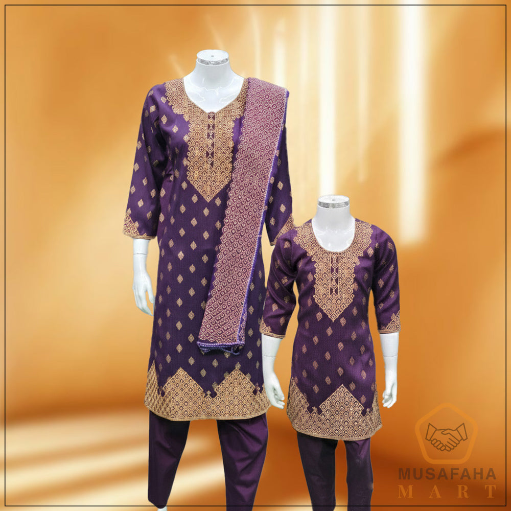 Medium Dark Purple Three Piece/Two Piece