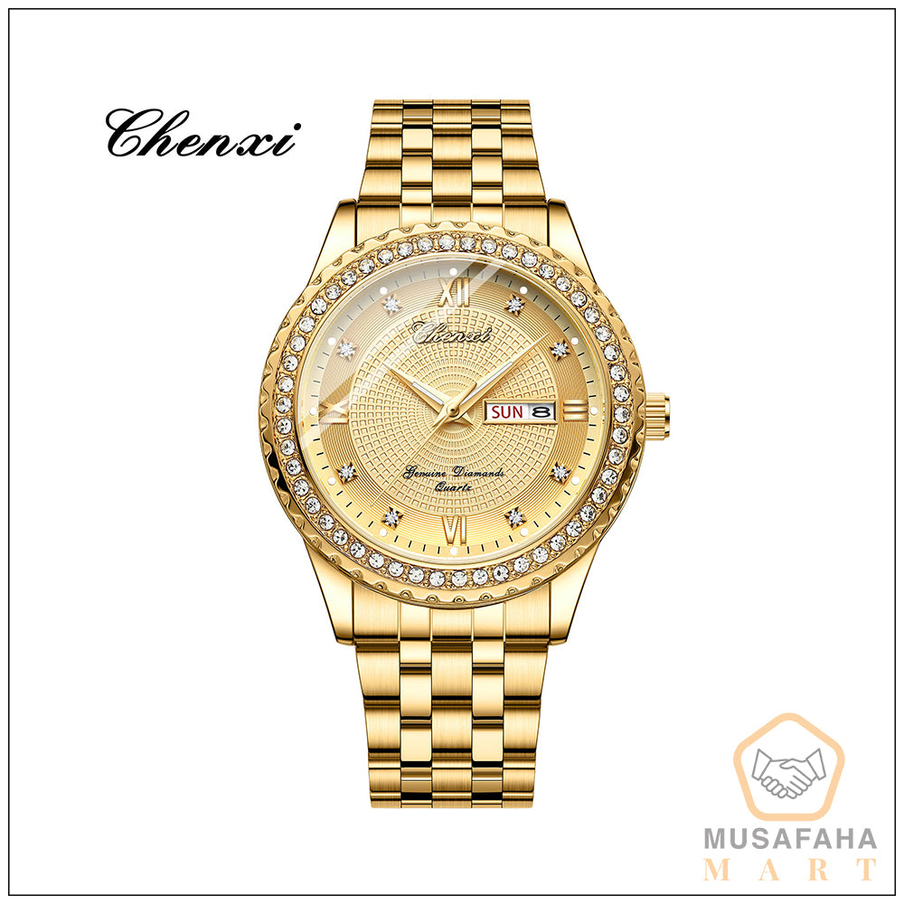 Smart Golden Color Watch (Men and Women)