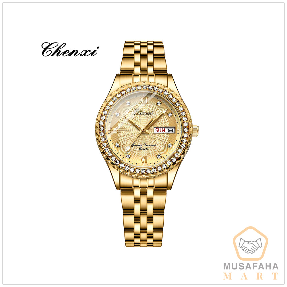 Smart Golden Color Watch (Men and Women)