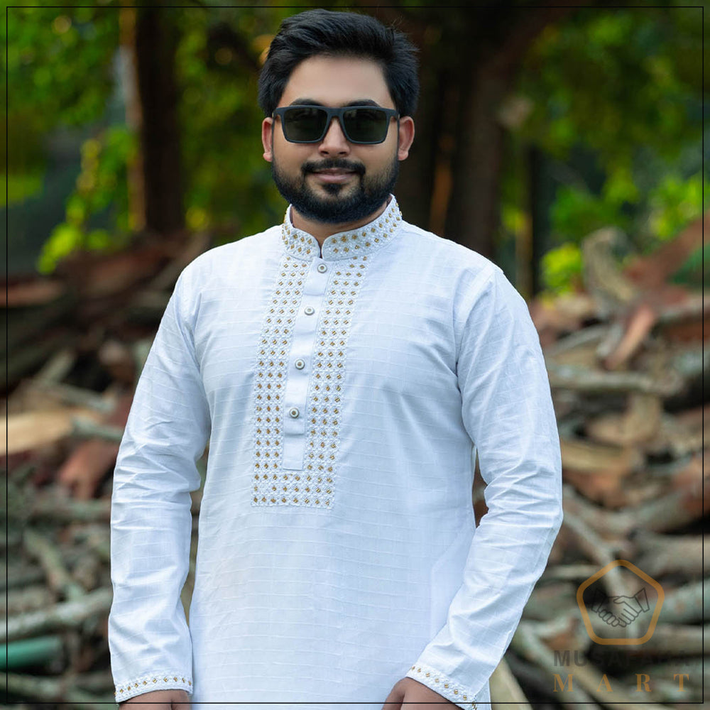 Light Sky Blue Color Panjabi