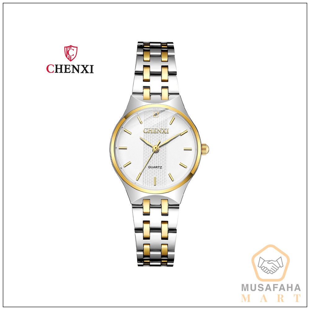 White Golden Mix Watch (Men and Women)